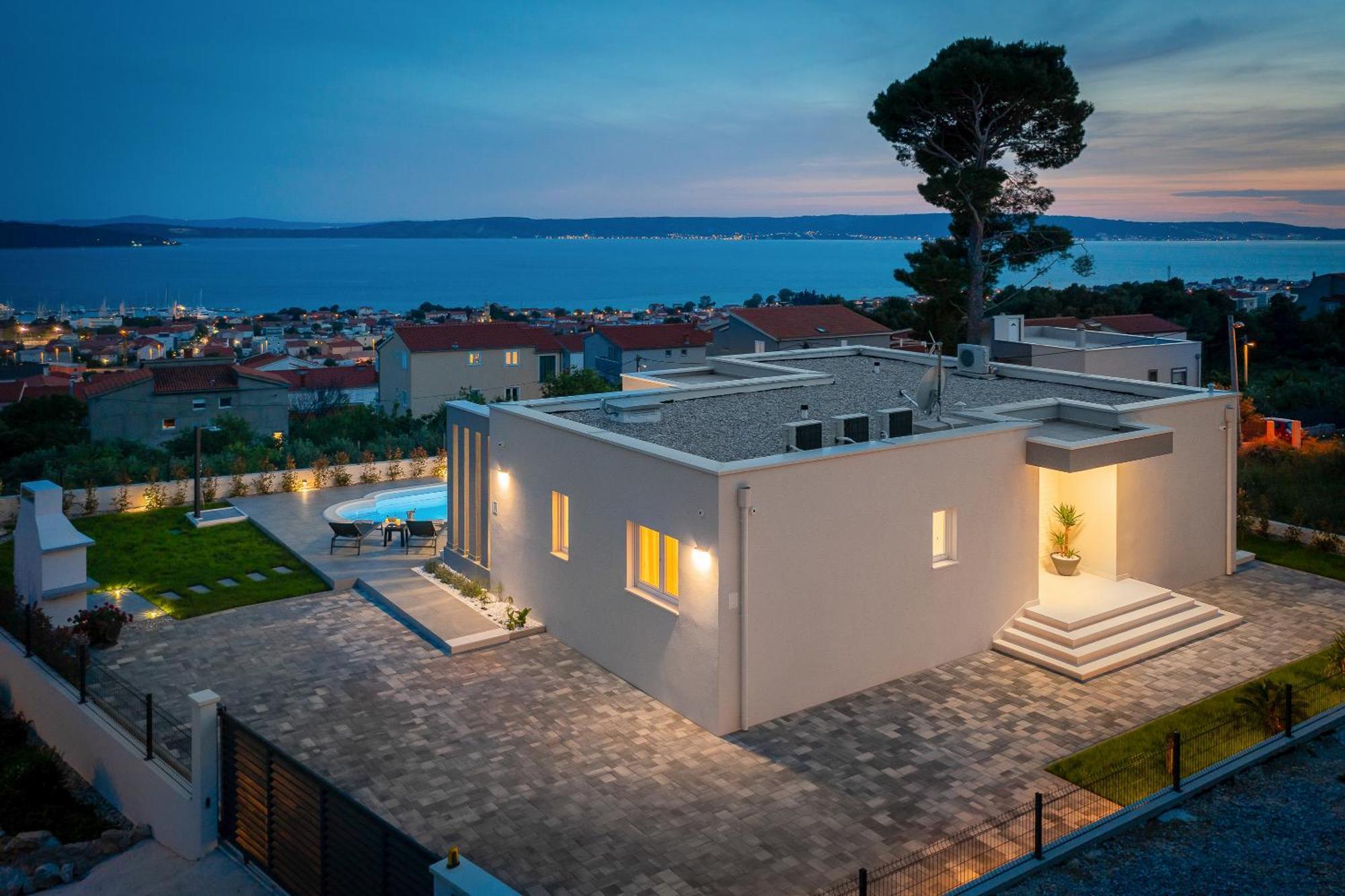 Villa Paradiso Adriatico Kaštela Esterno foto