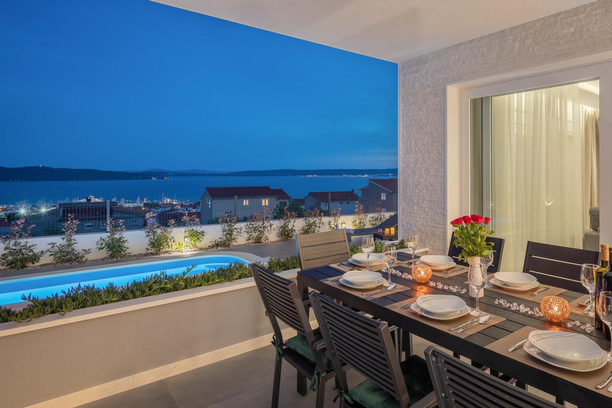 Villa Paradiso Adriatico Kaštela Esterno foto