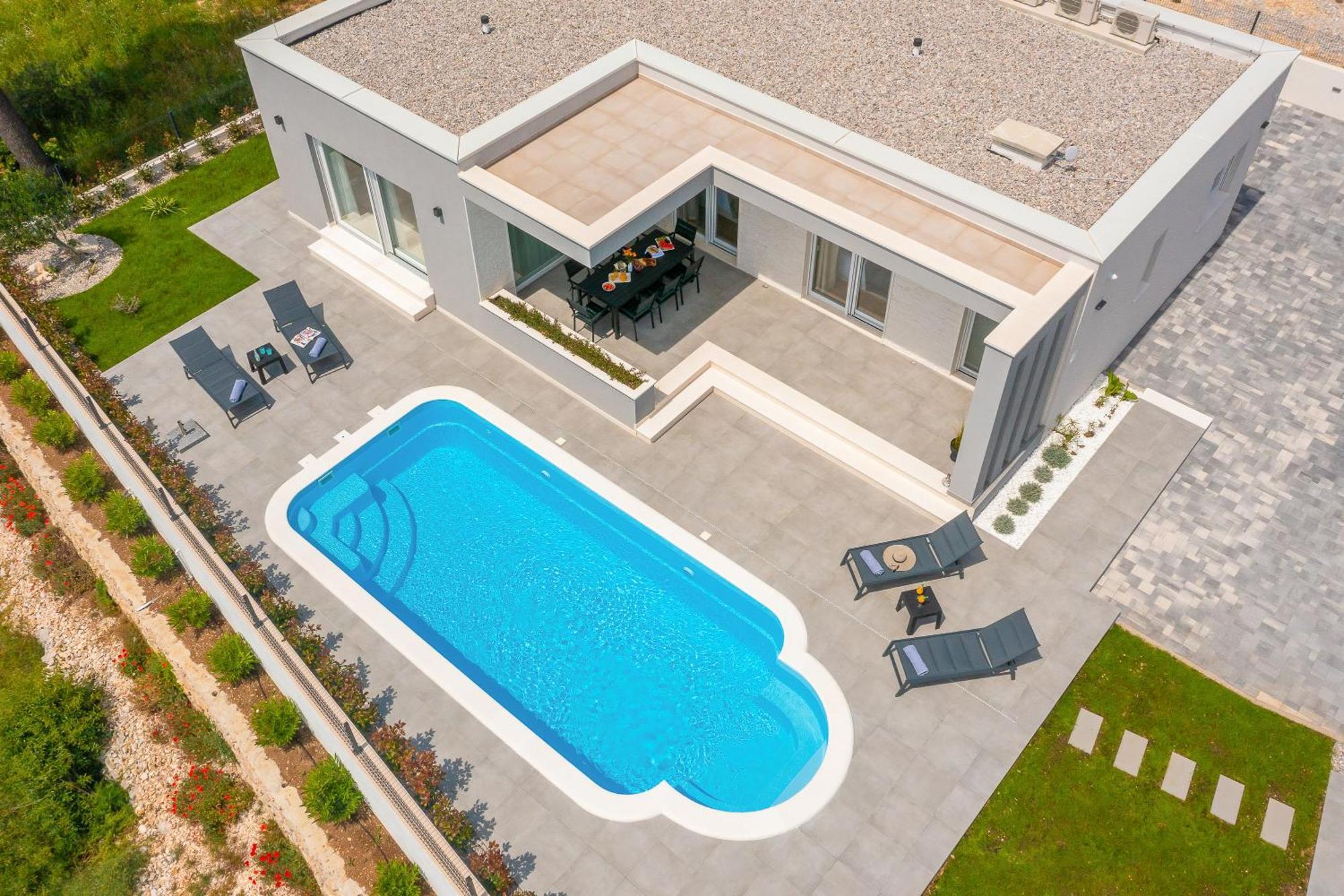 Villa Paradiso Adriatico Kaštela Esterno foto